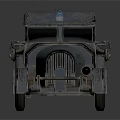 Vintage Blue Tanker Truck With Rusty Metallic Texture And Retro Design