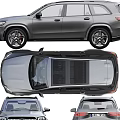 Modern Sleek SUV Exterior Design With Dark Body Alloy Wheels And Panoramic Sunroof