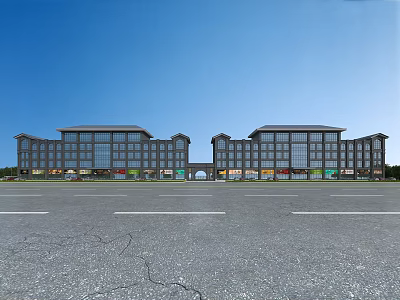 Jane European Commercial Street Commercial 3d model