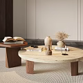 Modern Middle Ancient Style Coffee Table 3d model