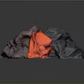 High Quality Colorful Clothing Fabric Stacked With Red Gray Purple Textiles