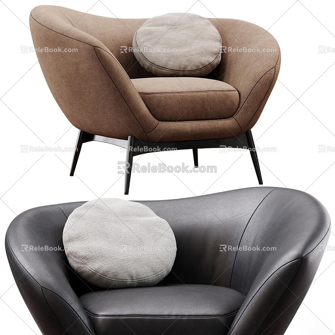 modern sofa chair 3d model