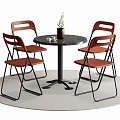 Modern Leisure Tables and Chairs Negotiation Tables and Chairs Dining Tables and Chairs 3d model