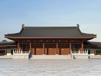 East Gate of Xingqing Park 3d model