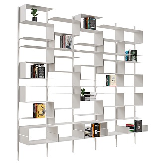 Bookshelf Storage Rack 3d model