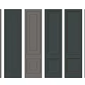 Modern Wall Paneling with Various Designs and Neutral Color Options for Interior Use 3d model