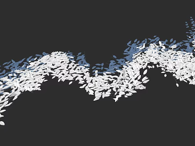 Modern chandelier creative chandelier 3d model