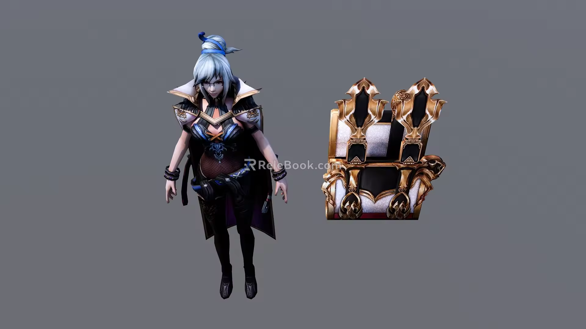 Modern Game Characters Third World Sorceress 3d model