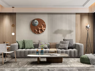 Modern Sofa Coffee Table Combination Sofa Coffee Table 3d model