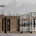 Poliform Wooden Umbrella Stands With Modern Design And Storage Solutions