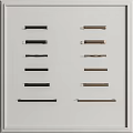 Door Handles In Black And Brown For Modern Home Interior Design