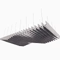Ceiling Special-shaped Ceiling Sound-absorbing Board Ceiling Curved Ceiling Ceiling Grille Ceiling Simple 3d model