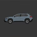 Light Blue Toyota SUV With Modern Sleek Exterior And Aerodynamic Design