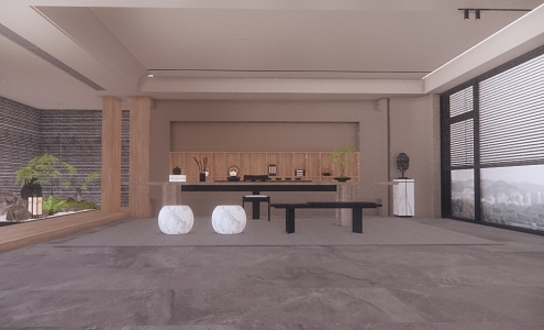 Quality Teahouse 3d model