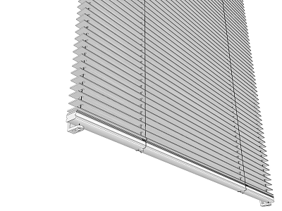 Modern Aluminum Window Blinds With Adjustable Slats For Light Control And Home Decor 3d model