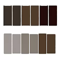Various Upholstered Seat Cushions In Neutral Tones And Textured Fabrics
