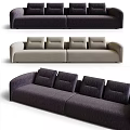 Modern Basilico multiplayer sofa 3d model
