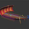 modern ship ancient ship ancient warship large ancient ship ancient warship 3d model