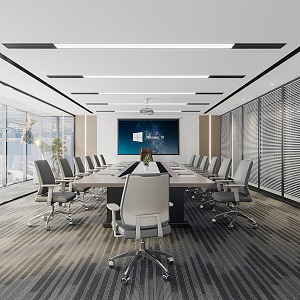 Conference Room 3d model