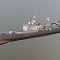 051C destroyer guided missile destroyer brigade state-class air defense destroyer 3d model