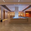 Relaxing SPA Sauna Interior With Wooden Walls Pool Columns And Ambient Lighting