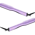Two Purple Hair Straighteners For Daily Use With Modern Design And Control Buttons