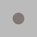 White Sphere Decorative Component Against Textured Light Pink Wall Background 3d model