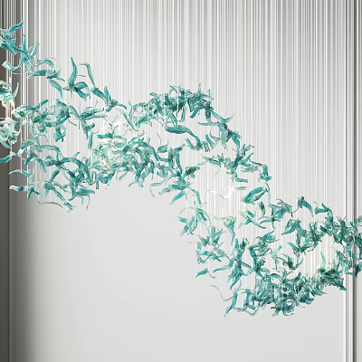 modern chandelier hall chandelier 3d model modern chandelier hall chandelier 3d model