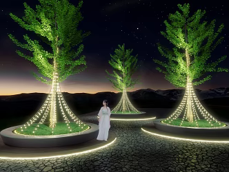 landscape lamp 3d model