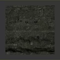 Rugged Natural Landscape With Rocky Texture Dark Green Gray Hues And Raised Circular Mountain Features