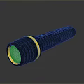 Flashlight flashlight military flashlight lighting tools tactical flashlight charging flashlight 3d model