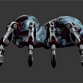 Robot Spider Robot Mecha Spider Science Fiction Spider Mechanical Spider Battery Spider Tower Defense 3d model