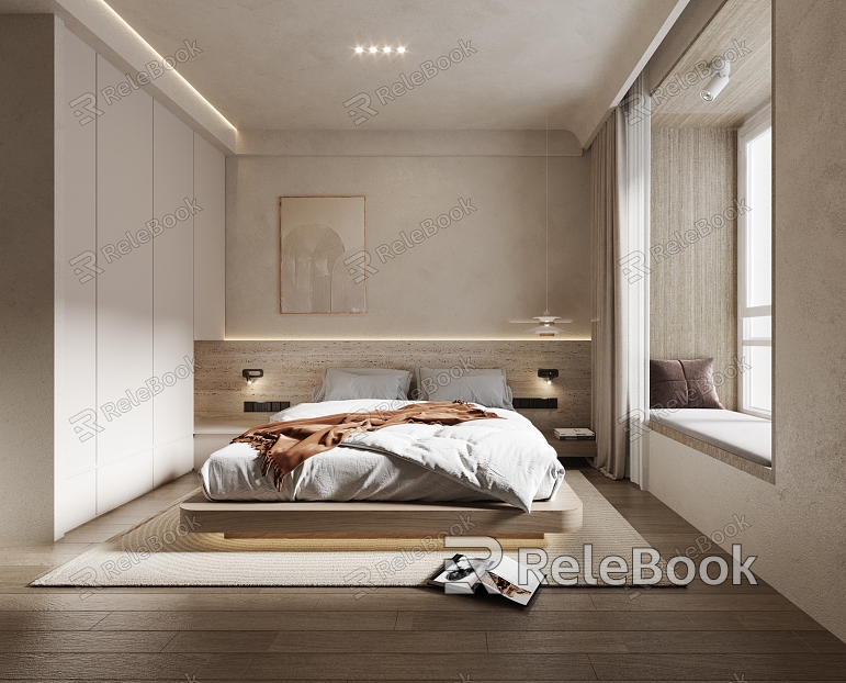 Modern Home Bedroom model