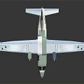 Light Green And White Passenger Aircraft With Twin Wings Tail Logo And Landing Gear