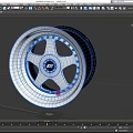 Sleek Silver Car Wheel With Black Tire KS Logo And Modern Rim Design For Vehicles