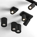 Modern Black Downlights And Spotlights With Various Designs For Home Lighting