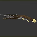 Crossbow Mechanical Crossbow Shift Bow and Arrow Shoot Far Equipment Weapons High-tech Crossbow 3d model