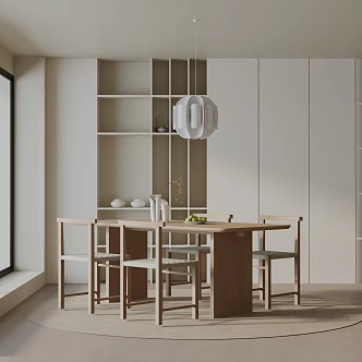 Modern table combination 3d model