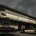 Modern Demonstration Area Landscape 3d model
