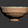 Sculpted Ceramic Bowl With Handcrafted Colorful Patterns And Decorative Traditional Design