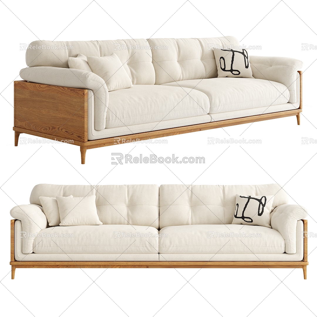 Modern double sofa model