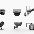 Projection Monitoring Security Cameras With Various Models And Mounting Options