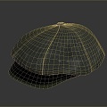 Hat cap baseball cap realistic 3d model