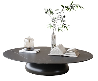 Round coffee table 3d model