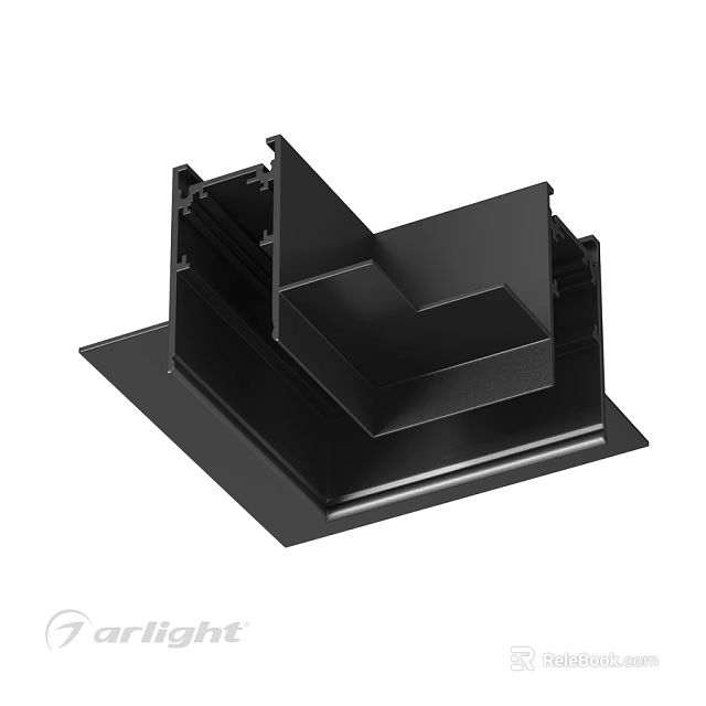 High Quality Black Metal Downlights And Spotlights Mounting Bracket Structure 3d model 