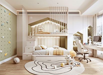 Modern Children's Room 3d model