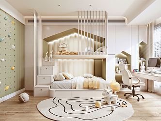 Modern Children's Room 3d model