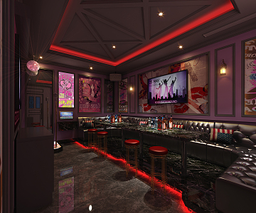 Jane Europe KTV rooms 3d model