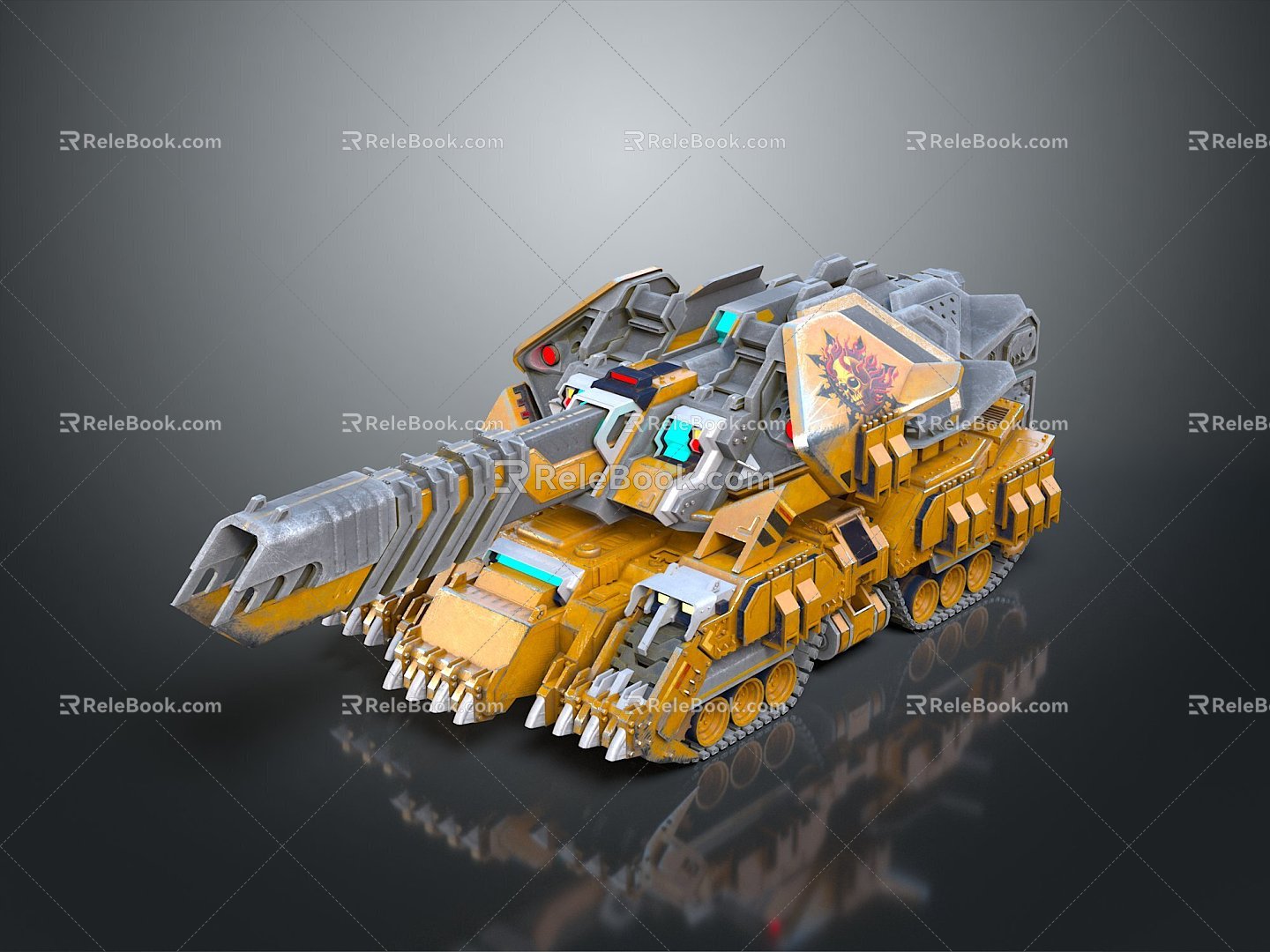 Sci-fi Tank Cartoon Tank Sci-fi Vehicle Sci-fi Vehicle World of Tanks Tank War Anime Tank 3d model