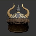 Modern Hat Barbarian Helmet Helmet 3d model